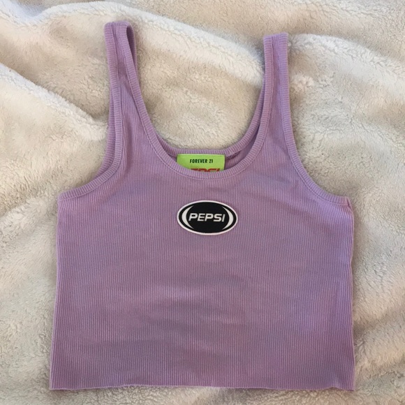 forever 21 pepsi crop top
